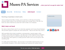 Tablet Screenshot of munro-pa.co.uk
